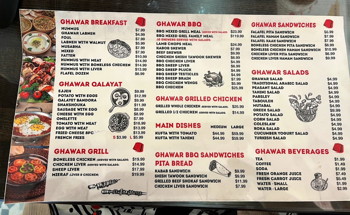 Ghawar restaurant Menu - Image 2